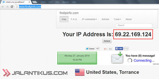 Cara mengganti ip address ke negara lain dengan software
